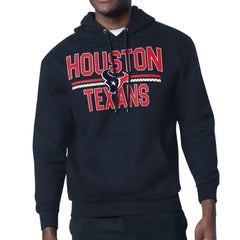 NFL Houston Texans Starter Unisex Team Mesh Print Graphic Tri-Blend Pullover Hoodie