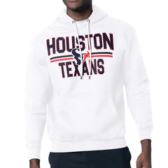 NFL Houston Texans Starter Unisex Team Mesh Print Graphic Tri-Blend Pullover Hoodie