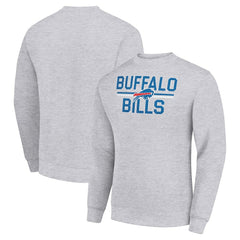 NFL Buffalo Bills Starter Team Mesh Print Graphic Pullover Sweatshirt