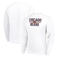 NFL Chicago Bears Starter Team Mesh Print Graphic Pullover Sweatshirt