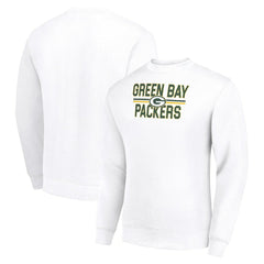 NFL Green Bay Packers Starter Team Mesh Print Graphic Pullover Sweatshirt
