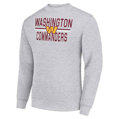 NFL Washington Commanders Starter Team Mesh Print Graphic Pullover Sweatshirt