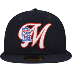Minnesota Twins Duo Logo 2.0 59FIFTY Fitted Hat - Navy | New Era