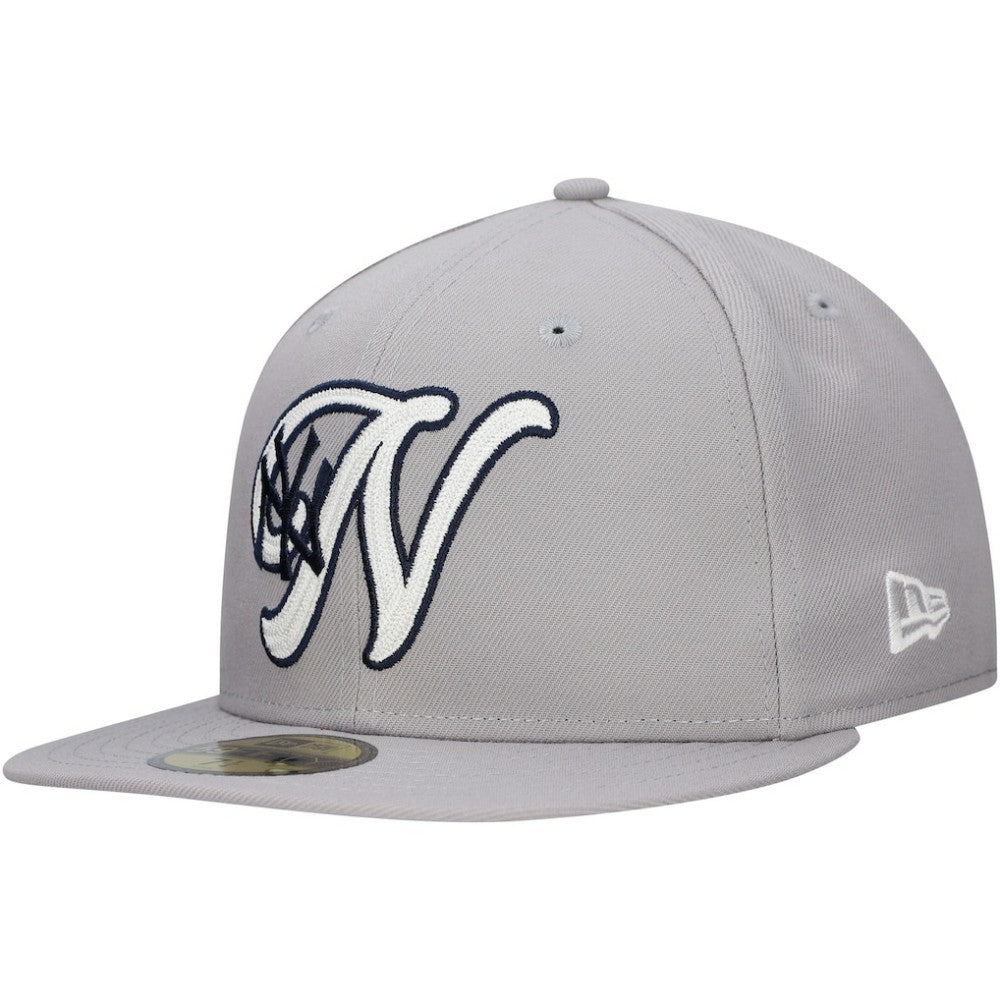 New York Yankees Duo Logo 2.0 59FIFTY Fitted Hat - Gray | New Era