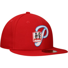 Philadelphia Phillies Duo Logo 2.0 59FIFTY Fitted Hat - Red | New Era