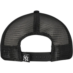 New York Yankees Retro Bold A-Frame Trucker 9FORTY Adjustable Hat - Black | New Era