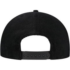 Chicago Cubs Corduroy Filigree Golfer Adjustable Hat - Black | New Era