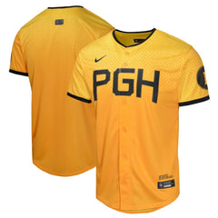 Pittsburgh Pirates Youth City Connect Limited Jersey - Gold | Nike