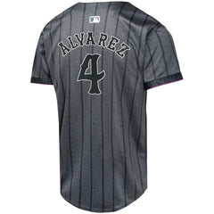 Francisco Alvarez New York Mets Youth 2024 City Connect Limited Player Jersey - Graphite | Nike