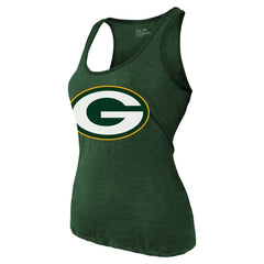NFL Green Bay Packers Jordan Love Majestic Threads Women's Name & Number Tri-Blend Tank Top