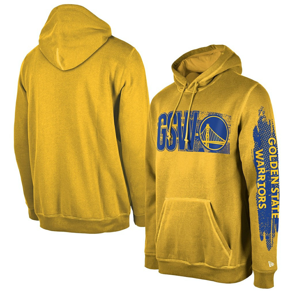 Golden State Warriors Tip-Off Collection Pullover Hoodie sale - Gold | New Era on sale