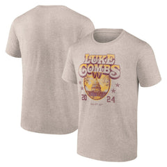 NFL Washington Commanders Luke Combs x Growin' Up and Gettin' Old Tour T-Shirt