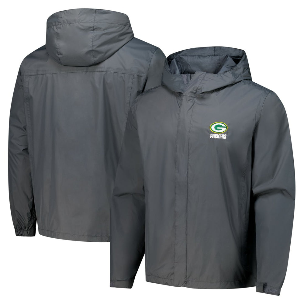NFL Green Bay Packers Dunbrooke Tropic Waterproof Packable Full-Zip Hoodie Jacket