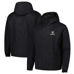NFL New Orleans Saints Dunbrooke Tropic Waterproof Packable Full-Zip Hoodie Jacket