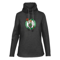 Boston Celtics Levelwear Women's Loop Core Funnel Neck Pullover Sweatshirt - Black discount