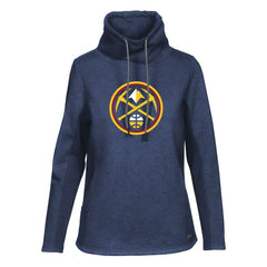 Denver Nuggets Levelwear Women's Loop Core Funnel Neck Pullover Sweatshirt sale - Navy discount