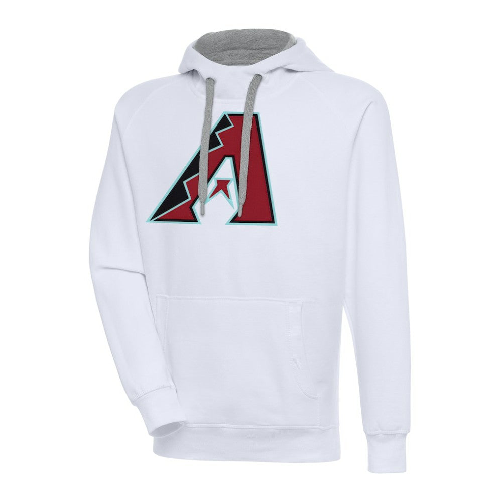 Arizona Diamondbacks Antigua Victory Pullover Hoodie - White
