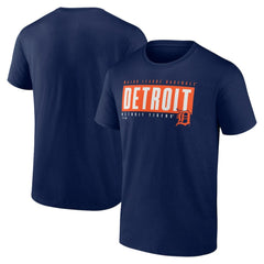 Detroit Tigers Blocked Out T-Shirt - Navy