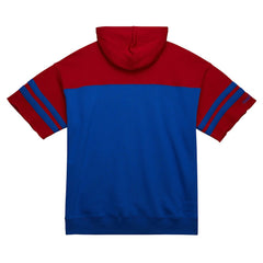 NFL New England Patriots Off Field Vintage Logo Short Sleeve Pullover Hoodie
