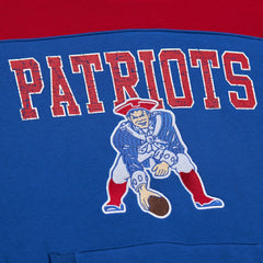 NFL New England Patriots Off Field Vintage Logo Short Sleeve Pullover Hoodie