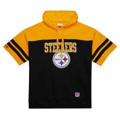 NFL Pittsburgh Steelers Off Field Vintage Logo Short Sleeve Pullover Hoodie