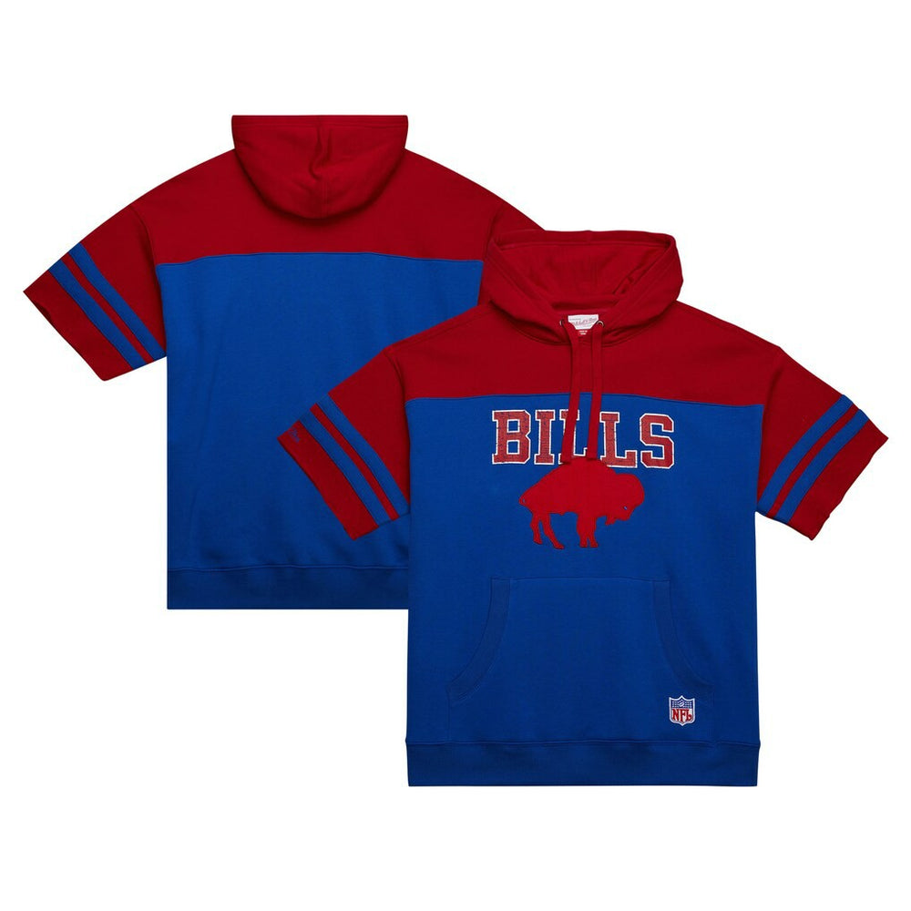 NFL Buffalo Bills Off Field Vintage Logo Short Sleeve Pullover Hoodie