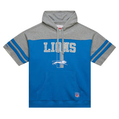 NFL Detroit Lions Off Field Vintage Logo Short Sleeve Pullover Hoodie