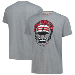 Cincinnati Reds Homage Grateful Dead Tri-Blend T-Shirt - Gray