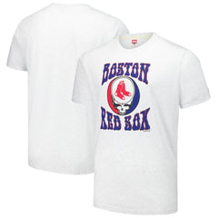Boston Red Sox Homage Grateful Dead Tri-Blend T-Shirt - Ash