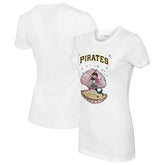 Pittsburgh Pirates Tiny Turnip Women's Mermaid T-Shirt - White