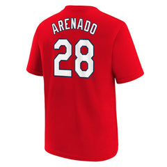 Nolan Arenado St. Louis Cardinals Youth 2024 City Connect Name & Number T-Shirt - Red | Nike
