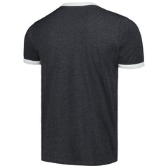 Chicago White Sox Majestic Threads Ringer Tri-Blend T-Shirt - Black