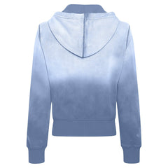 Philadelphia 76ers Sportiqe Women's Carli Sun Fade Full-Zip Hoodie - Blue sale