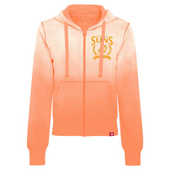 Phoenix Suns Sportiqe Women's Carli Sun Fade Full-Zip Hoodie - Orange sale