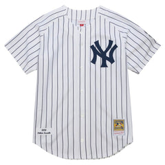 Ichiro Suzuki New York Yankees 2014 Cooperstown Collection Authentic Throwback Jersey - White | Mitchell & Ness