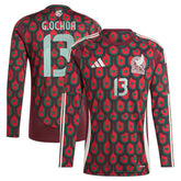 Guillermo Ochoa Mexico National Team 2024 Home Replica Player Long Sleeve Jersey / Soccer Outlet