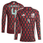 Edson Alvarez Mexico National Team 2024 Home Replica Player Long Sleeve Jersey / Soccer Outlet