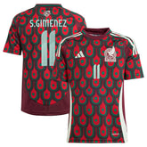 Santiago Giménez Mexico National Team Youth 2024 Home Replica Player Jersey / Soccer On sale
