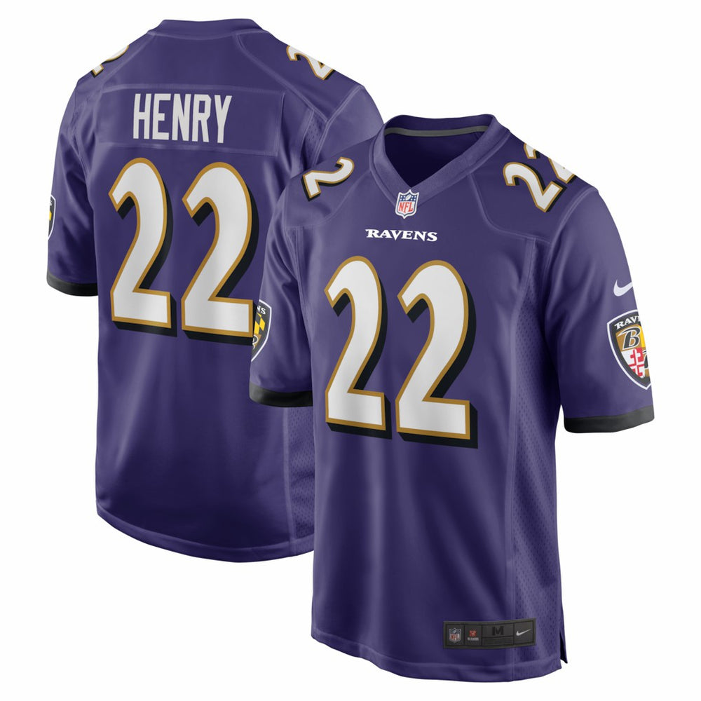 NFL Baltimore Ravens Derrick Henry Game Player Jersey