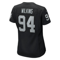 NFL Las Vegas Raiders Christian Wilkins Women's Team Game Jersey