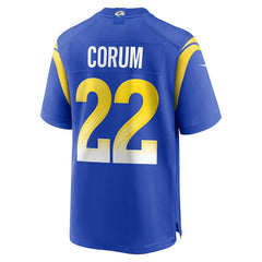 NFL Los Angeles Rams Blake Corum Game Player Jersey
