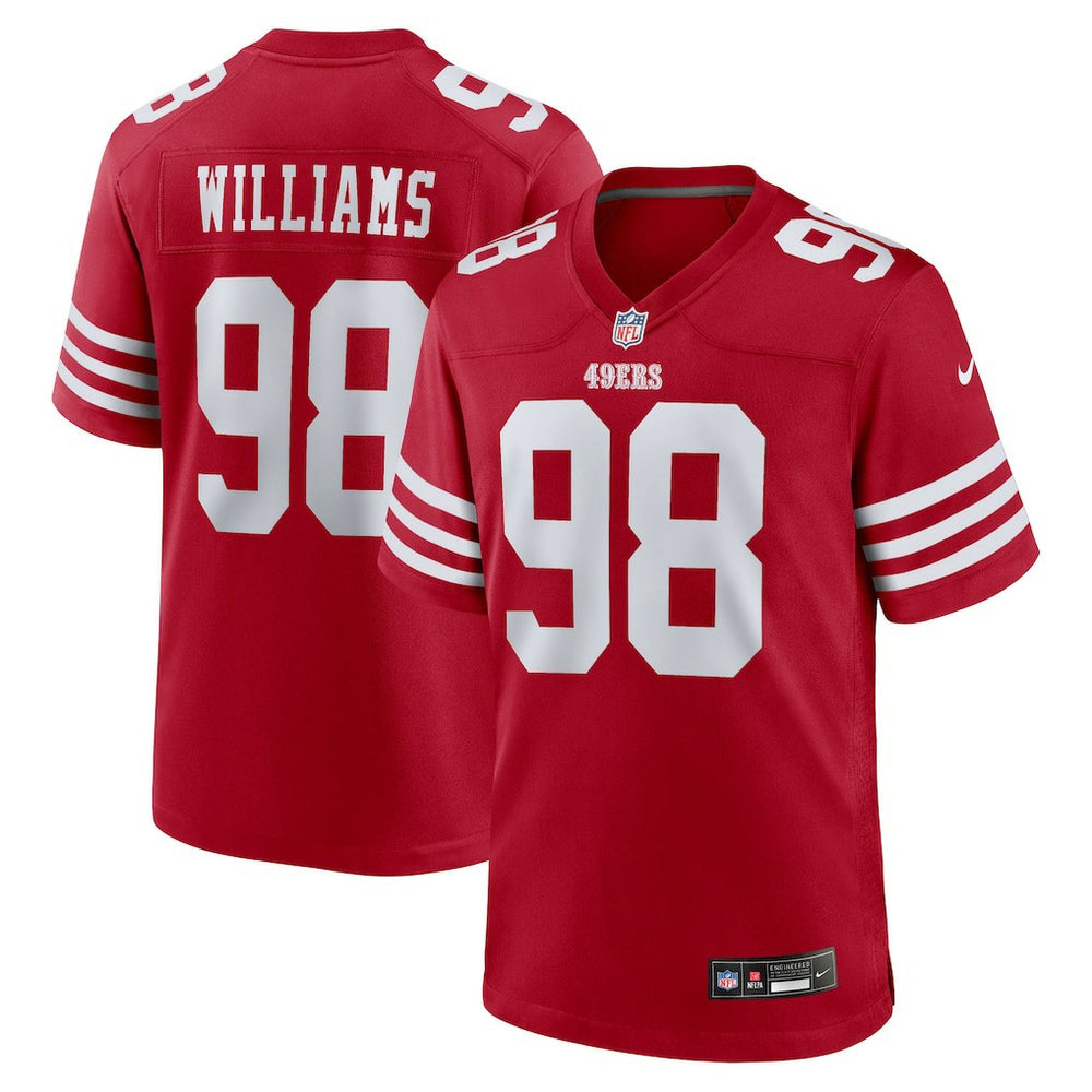 NFL San Francisco 49ers Mykel Williams 2025 NFL Draft First Round Pick Game Jersey