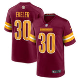 NFL Washington Commanders Austin Ekeler Game Player Jersey