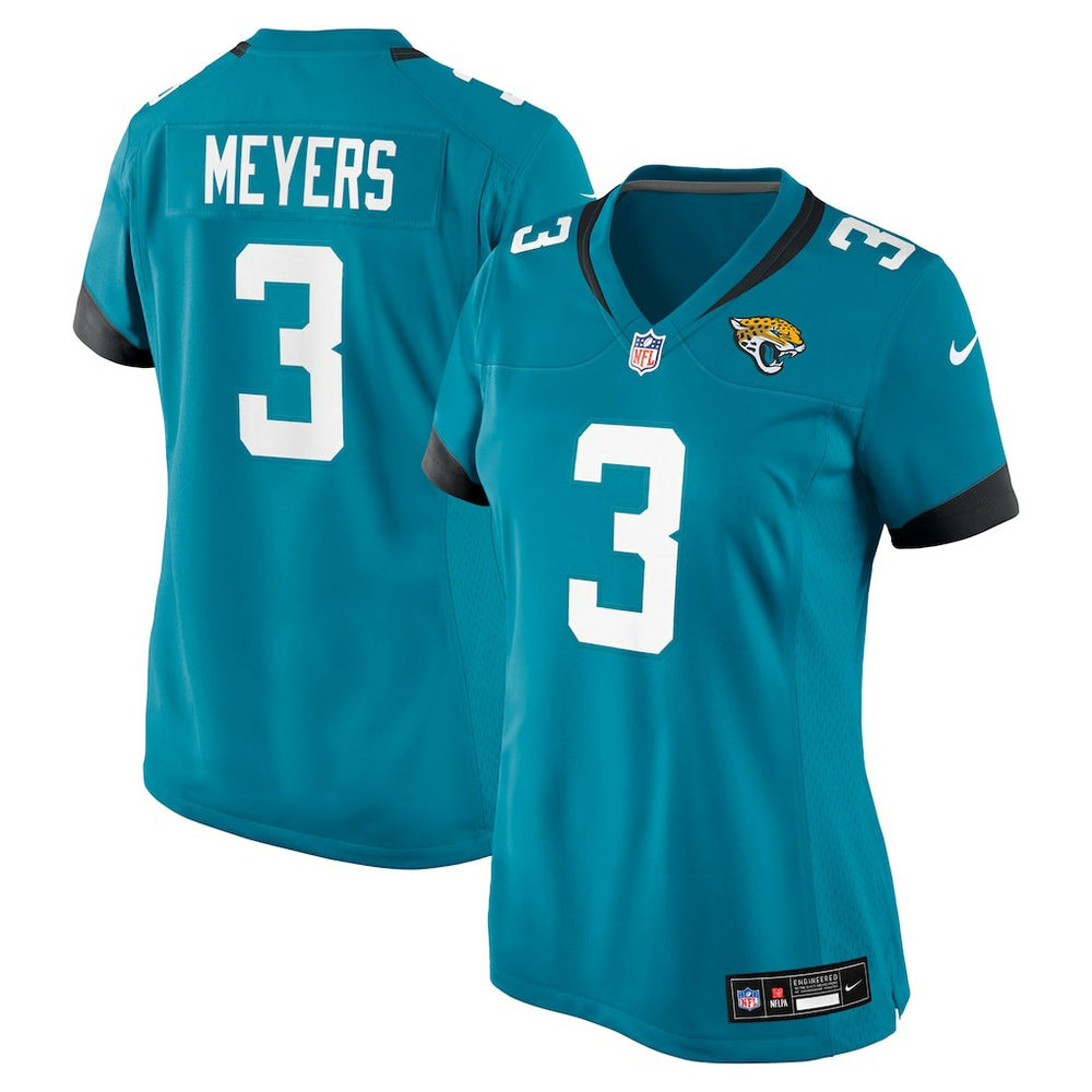 NFL Jacksonville Jaguars Jakobi Meyers Women's Team Game Jersey