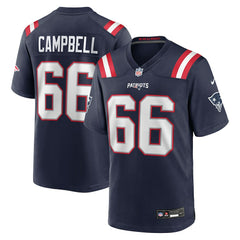 NFL New England Patriots Will Campbell 2025 NFL Draft First Round Pick Game Jersey