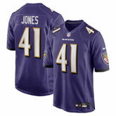 NFL Baltimore Ravens Dre'Mont Jones Team Game Jersey