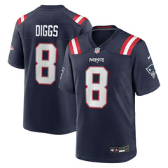 NFL New England Patriots Stefon Diggs Game Jersey
