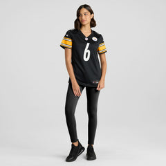 NFL Pittsburgh Steelers Patrick Queen Women's Game Player Jersey
