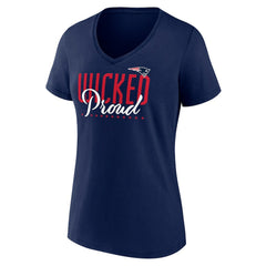 NFL New England Patriots Women's Defensive Stand V-Neck T-Shirt