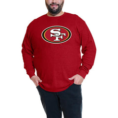 NFL San Francisco 49ers Christian McCaffrey Big & Tall Thermal Waffle Long Sleeve T-Shirt